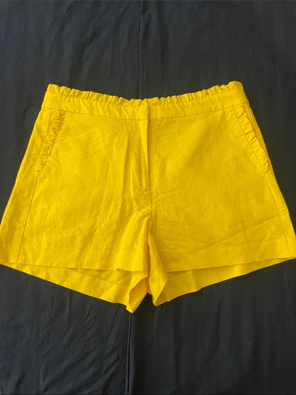 Bright Yellow Women’s Casual Shorts